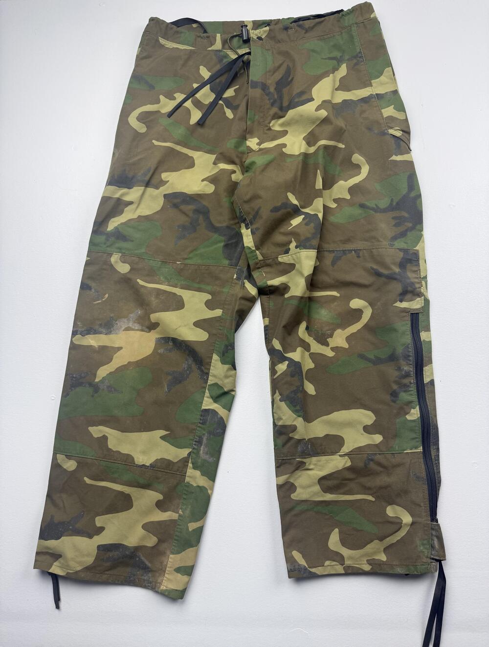 Vintage Military Pants Mens Medium Regular Camo Snow Cold Weather ECWCS